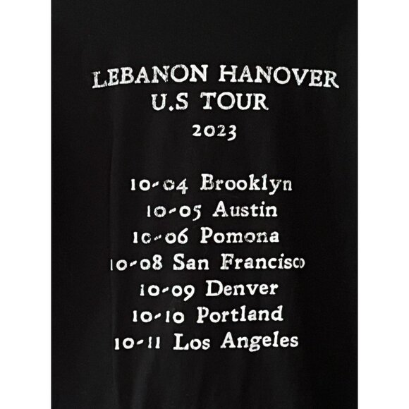 Lebanon Hanover Band Fall 2023 United States Official Tour Concert T-Shirt Small - Picture 6 of 9